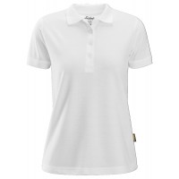 Snickers 2702 Womens White Polo Shirt